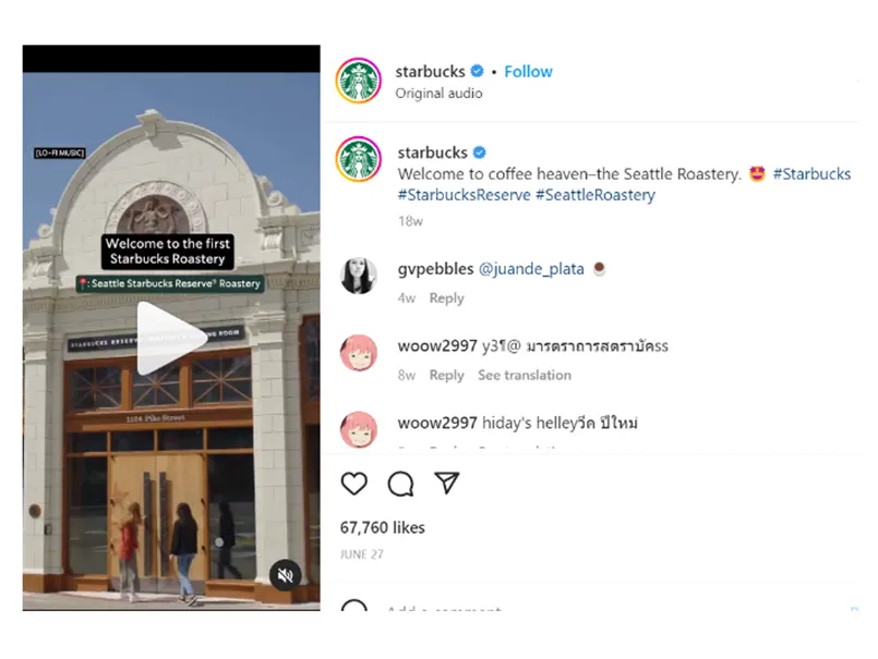 Create community with social media content